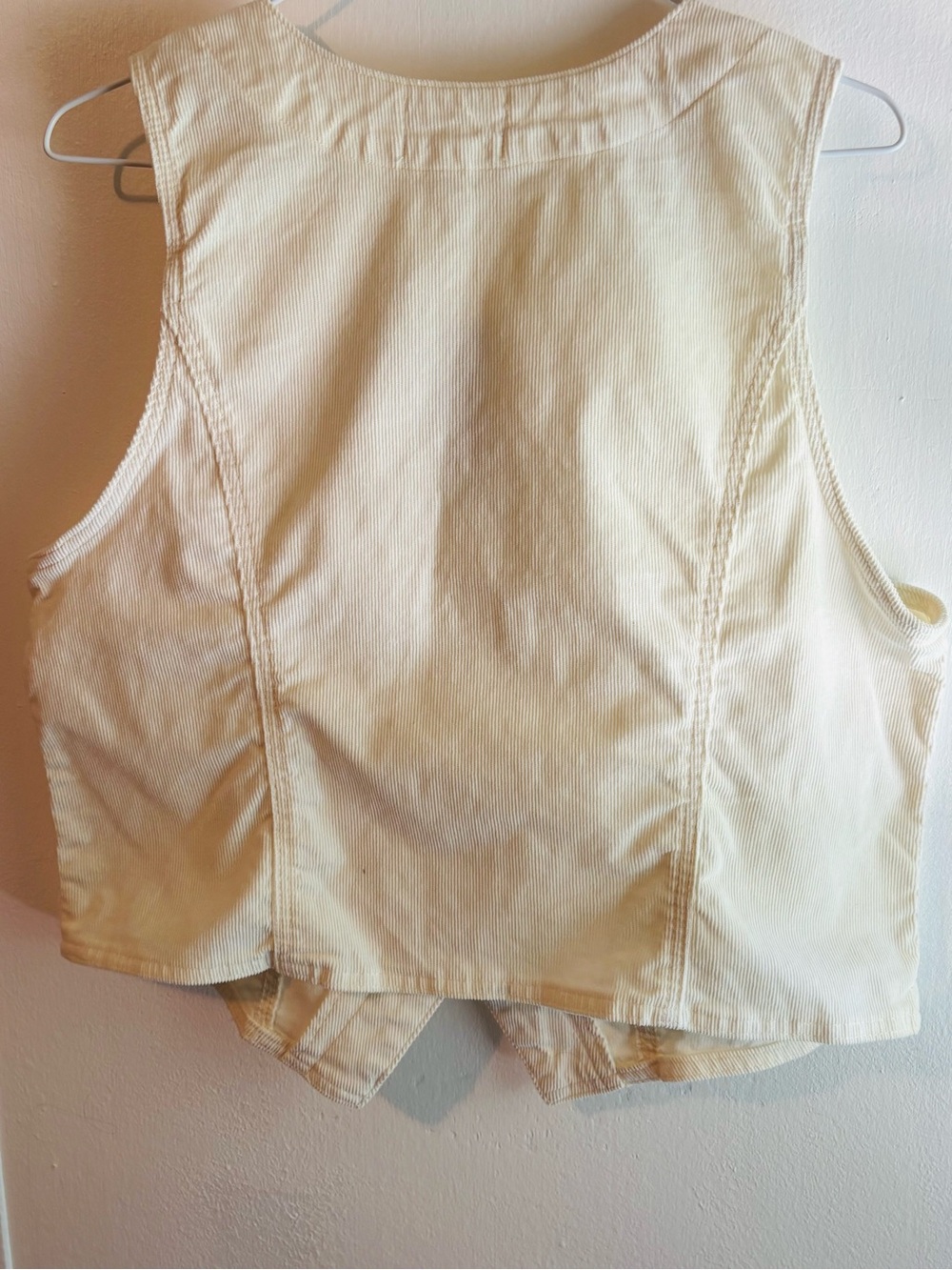 Universal Thread Cream Button-Front Vest - Picture 5 of 8